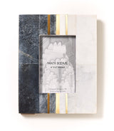 Sammita Black & White 4x6 | Hand Carved Marble