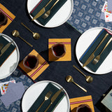 University Stripe Cocktail Napkins | Set of 4