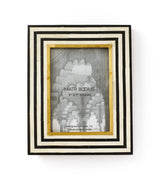 Rajiva Black & Cream 5x7 | Hand Carved Bone