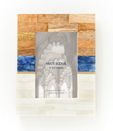 Kaveri Striped 4x6 | Carved Bone & Wood