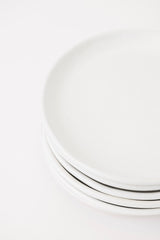 Drift Appetizer Plate in Matte White S/6
