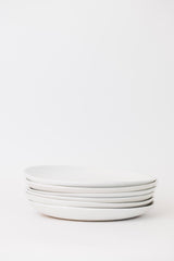 Drift Dinner Plate in Matte White S/6