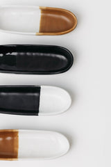 Dawson Olive Tray in Matte Black/White S/2