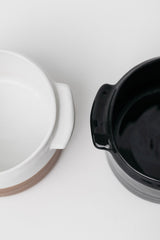 Sable Soup Bowl in Matte Black/Glossy Black S/4