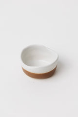 Waylon Pinch Bowl in Brown/White S/4