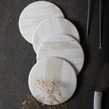 Natural Bone Coasters (Set of 4)