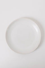 Drift Dinner Plate in Matte White S/6