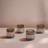 Mario Short Smoke Luster Glass (Set of 4)