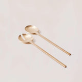 Brass Salad Server Set