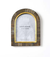 Kerala Arch 5x7 | Carved Horn, Brass Inlay