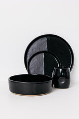 Sable Bowl in Matte Black/Glossy Black S/6