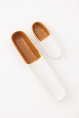 Waylon Olive Tray in Brown/White S/2