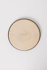 Sable Appetizer Plate in Matte Black/Glossy Black S/6