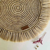 Tallo de Olivo Fringe Placemat (Set of 4)