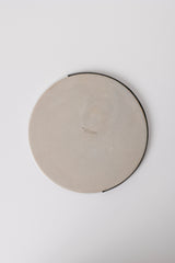 Dawson Dinner Plate in Matte Black/White S/6