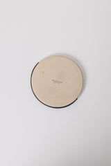 Dawson Appetizer Plate in Matte Black/White S/6