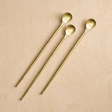 Forge Brass Tasting Spoons (Set of 3)
