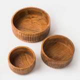 Etta Acacia Wood Bowl Set