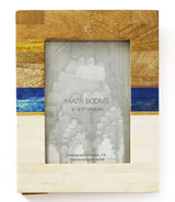 Kaveri Striped 5x7 | Carved Bone & Wood