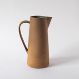 Tall Pitcher in Terracotta Chocolate