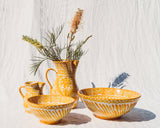 Hand Painted Lebrillo Medium Bowl, Yellow
