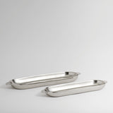 Nickel Long Trays (Set of 2)