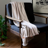 Horizon Throw in Cream / Beige / Rust