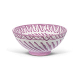 Hand Painted Lebrillo Medium Bowl, Lilac