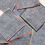 Rainbow Chambray Cocktail Napkins | Set of 4