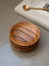 Teak Wood Coasters (Set of 4)