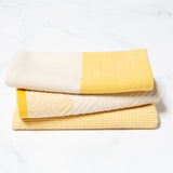 Kitchen Towel Set in Saffron S/3