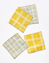 Cocktail Napkins Double Sided Grid