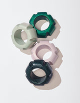 Asterisk Napkin Ring Set