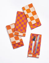 Dinner Napkins Double-Sided Checker