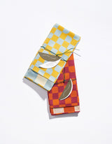 Dinner Napkins Double-Sided Checker