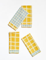 Dinner Napkins Double Sided Grid