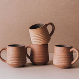 Anillo Mug in Terracotta Chocolate (Set of 4)