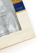 Kaveri Striped 5x7 | Carved Bone & Wood