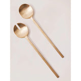 Brass Salad Server Set
