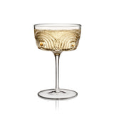 Beau Crystal Cocktail Coupes, S/2