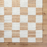 Kamey Checkered Jute Rug