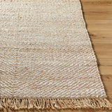 Kamey Fringe Jute Rug