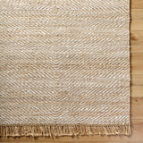 Kamey Fringe Jute Rug