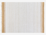 Kamey Ivory Fringe Jute Rug