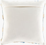 Edric Fringe Pillow in Blue