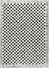 Freud Bordered Checker Rug