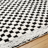 Freud Bordered Checker Rug