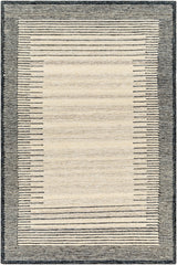Granada Hand Tufted Multi Stripe Border Rug
