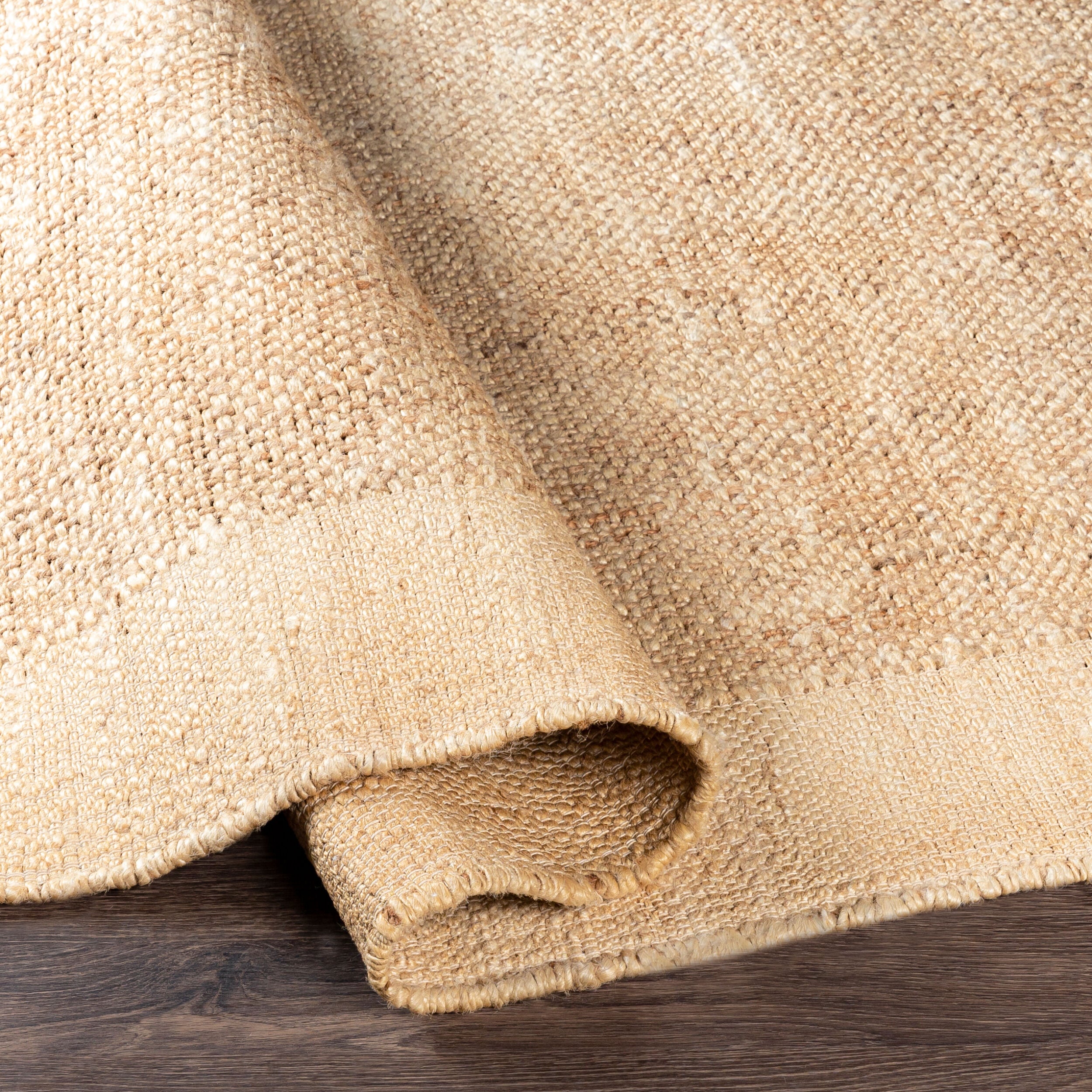 Jasmine Jute Rug in Desert Fringe