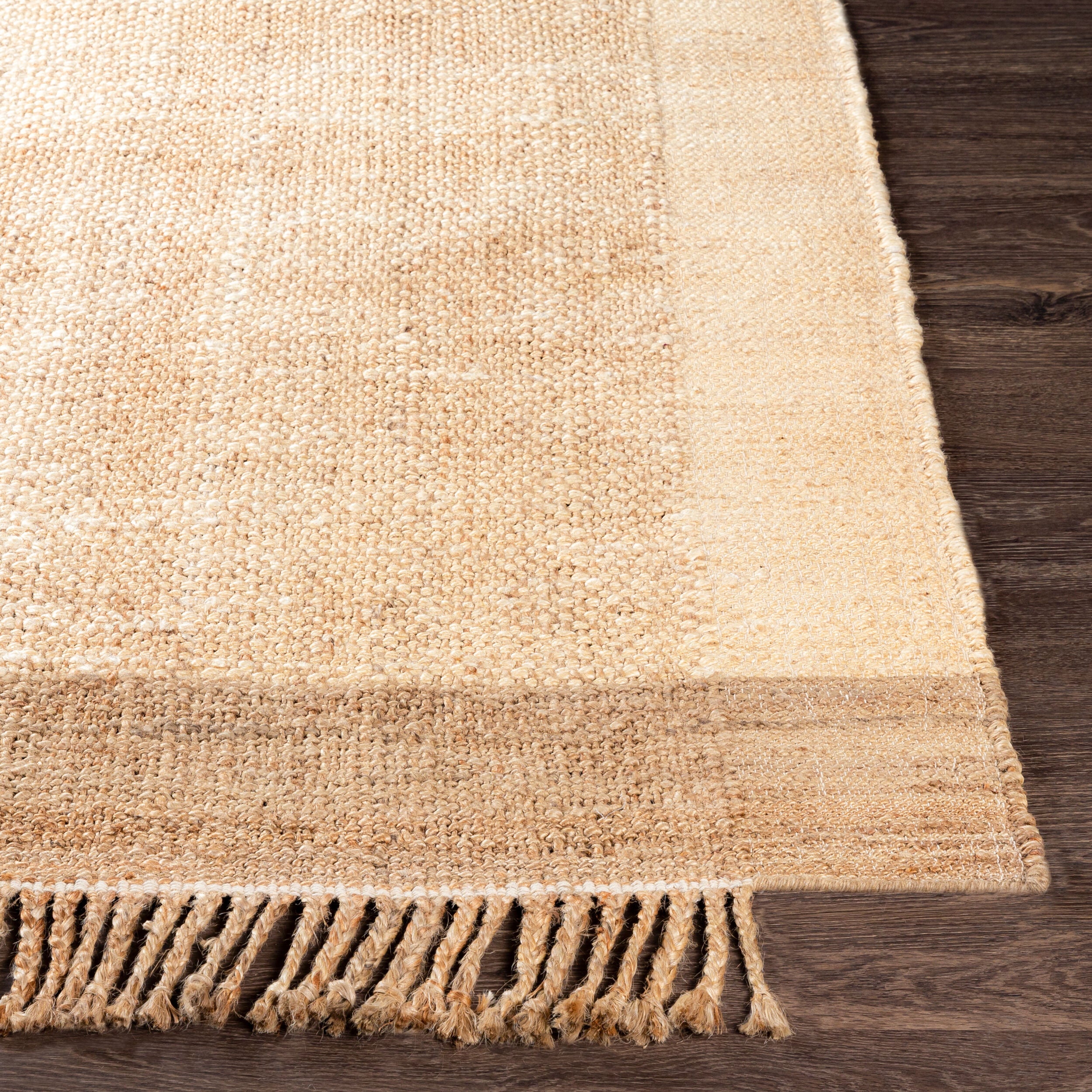 Jasmine Jute Rug in Desert Fringe